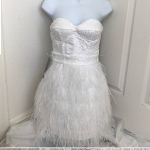 Bebe bridal sequin dress